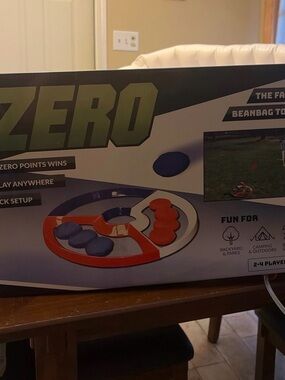 ZERO Beanbag Toss Game - Blue & Orange